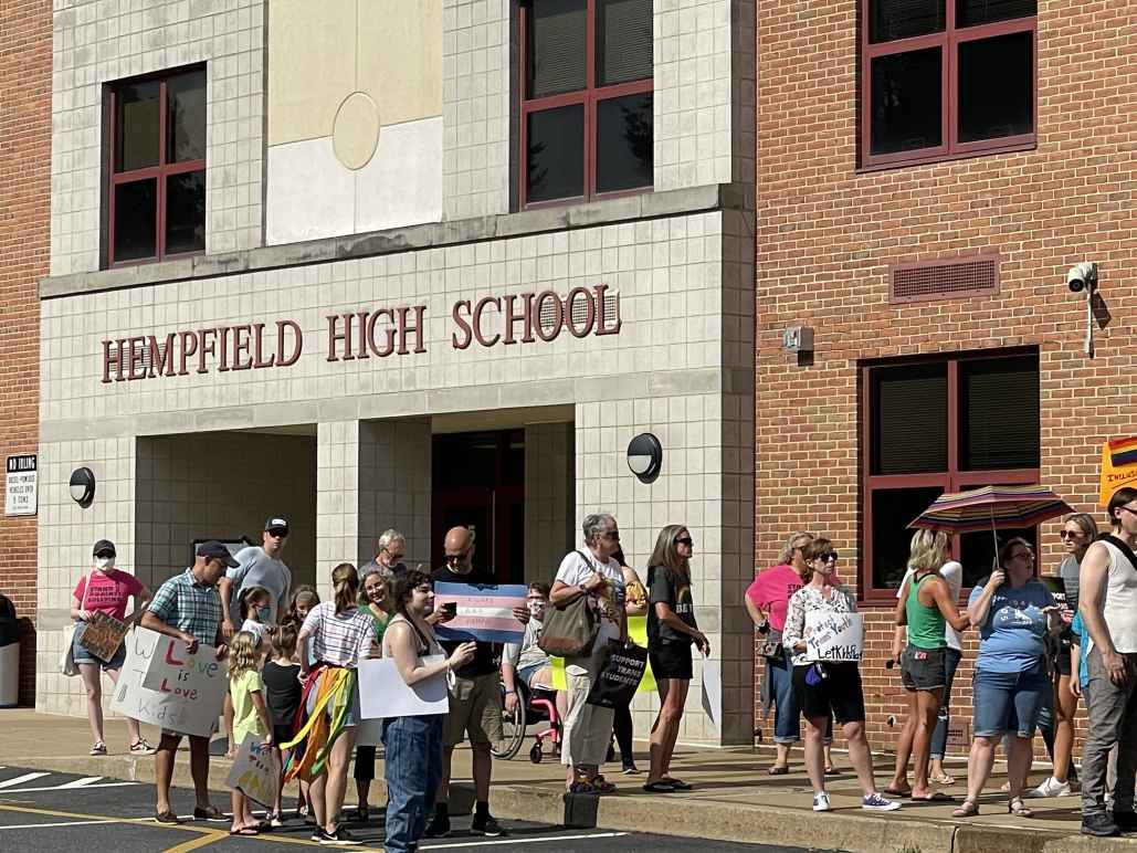 Hempfield School District Support Trans Athletes Protest