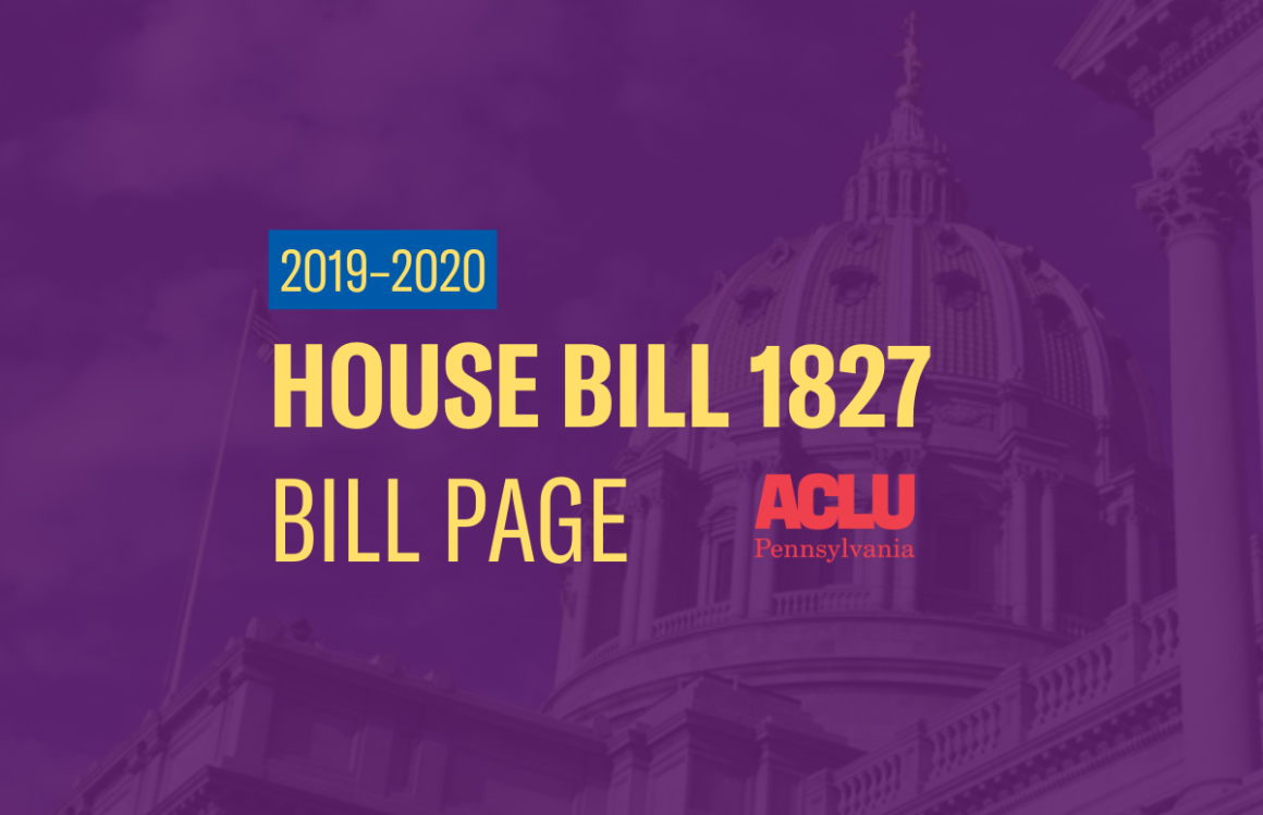 ACLU-PA Bill Page | HB 1827