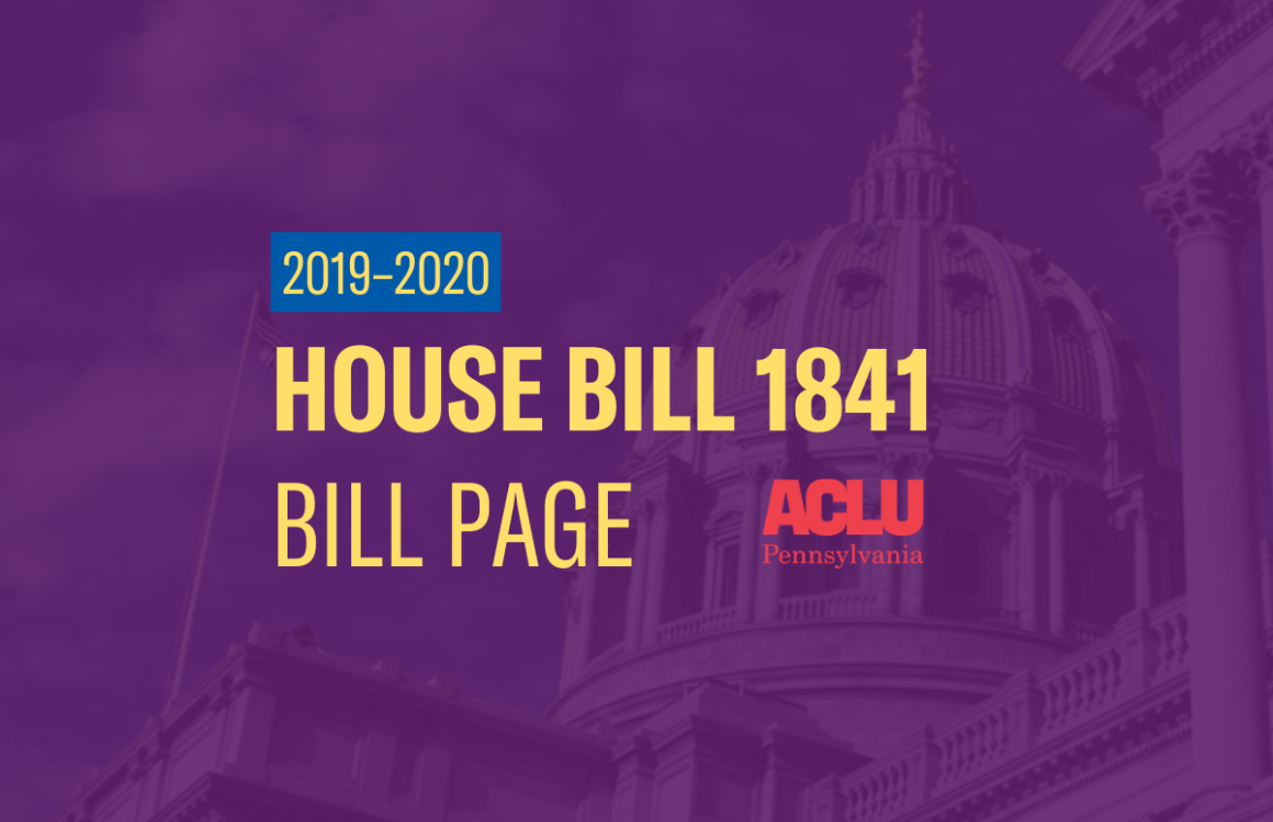 ACLU-PA Bill Page | HB 1841