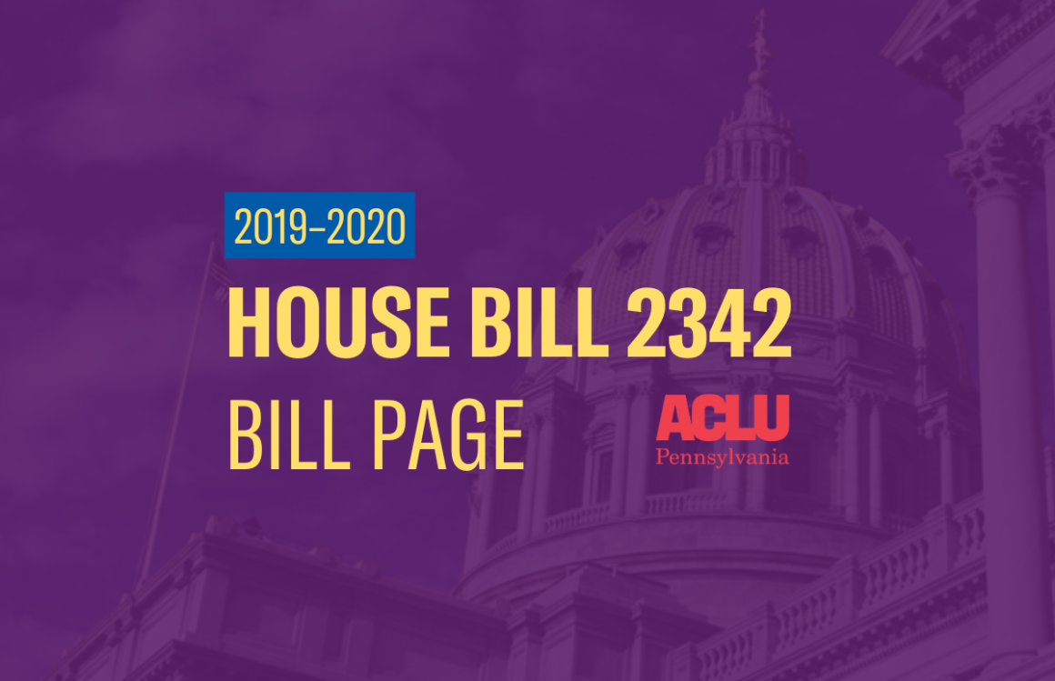 ACLU-PA Bill Page | HB 2342