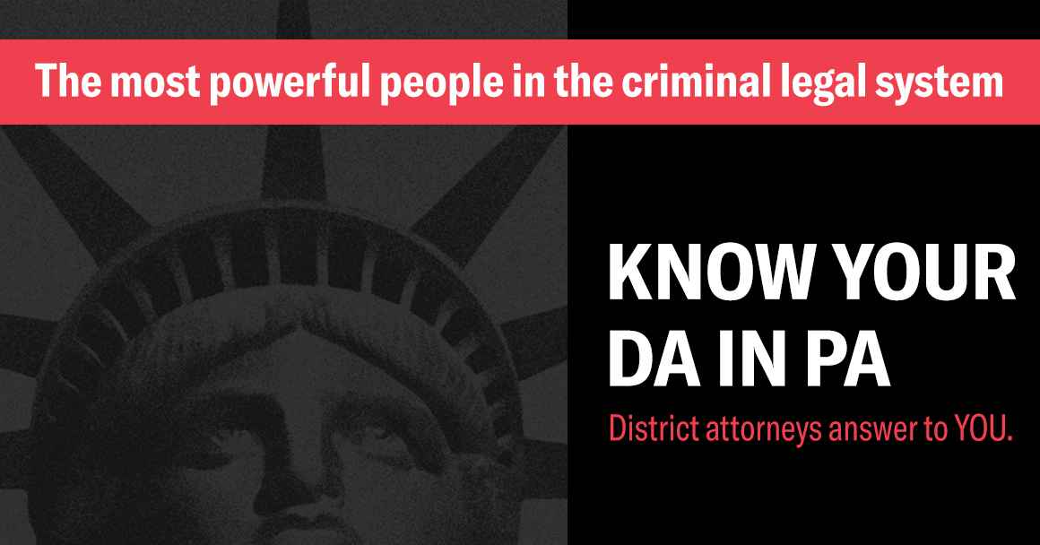 Know Your DA in PA carousel graphic