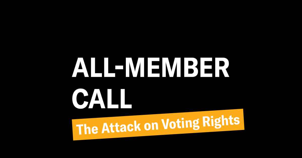 All Member Call The Attack On Voting Rights Aclu Pennsylvania 6860